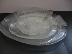 Halas üveg tál készlet 6 db-os