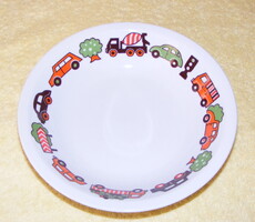 Alföldi autós porcelán mélytányér