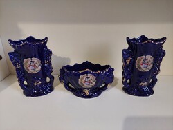 Vintage Madonna francia kék templomi oltár/esküvői szett
