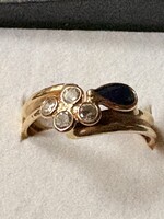 56-os méretű köves arany gyűrű