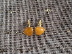 Retro aranyozott orosz borostyán mandzsetta, jelzett