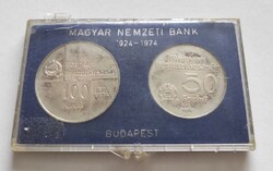 1974 50Ft + 100Ft Magyar Nemzeti Bank BU szett