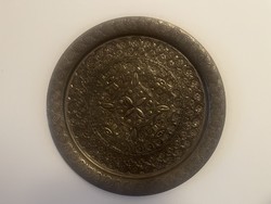 33 cm átmérőjű bronz / réz tányér
