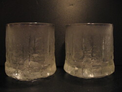 Retro iittala Tapio Wirkkala Kuura pohár pár