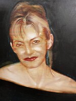 Müller Árpád  ( Éva)  olaj, vászon festmény