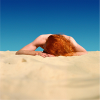 Anne Zahalka (Australia), 1957 - . The Sunbather #2, 1989.