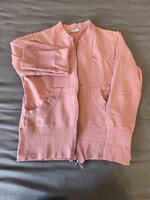 Decathlon light mauve zip top s