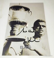 Mészöly Kálmán Vasas dedikált fénykép labda futball foci válogatott aláírás