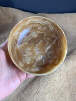Gyönyörű kézzel készített Onyx kő tál/tányér