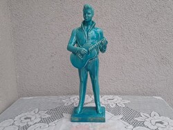 1,-Ft Nagyméretű Zsolnay alapmázas Elvis szobor (Sérült)