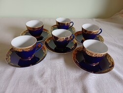 Orosz porcelán teás szett