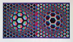 Victor Vasarely – Semiha, 1979 - hatalmas!