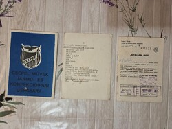 Csepel kerékpár-bicikli jótállásijegy