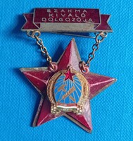 Szakma kiváló dolgozója kitüntetés , Rákosi korszak , sorszámozott