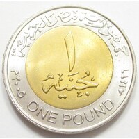 Egyiptom,1 pound 2005 aUNC+ ötvözet