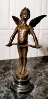 Klasszikus Angyal - bronz szobor