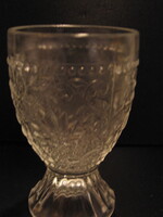 Retro Pavel Pánek kristály üveg Sklo union hagymamintás pohár