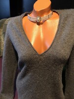 ZARA Pihe-puha kasmír pulóver L-es