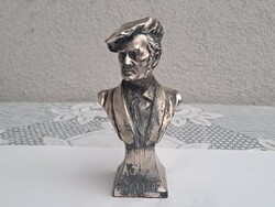 800-as ezüsttel bevont Wagner szobor