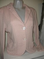 Kasmír - merino gyapjú kabát, csavart mintás