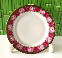 GYÖNYÖRŰ ANTIK NÉMET "SELTMANN WEIDEN BAVARIA" PORCELÁN SÜTIS TÁNYÉR