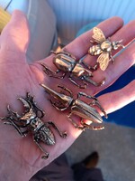 4pcs copper display cabinet decorations