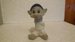 KUKA TÖRPE  porcelánból  - Walt DISNEY  figura  13 cm  szép állapot , jelzett