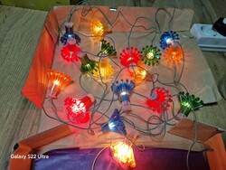 Antik karácsonyfa izzó retro karácsonyi fény füzér régi karácsonyfa égő fényfűzér