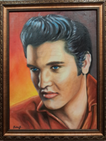 Elvis Presley olaj festmény