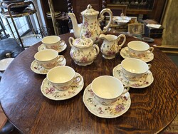 Zsolnay pillangós kávéskészlet