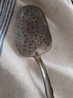 Vintage - konyhai szűrő kanál, dekor