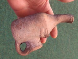 Antik agyag cserèp  kerámia mècses olajlámpás