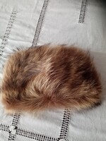 Skandináv / finn barna férfi szőrme sapka - körmérete cca 55-57 cm, 18 cm magas