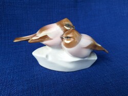 Zsolnay cinke, madár pár