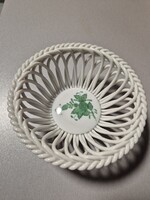 Herendi Apponyi mintás porcelán kosár