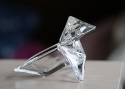 Art de vannes crystal glass crystal modern animal figurine, art deco candy holder