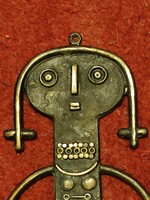 Percz János bronz kisplasztika/ falidísz   / jelzett