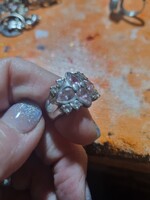 Köves ezüst gyűrű