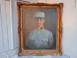 I.V.h. katona portré festmény