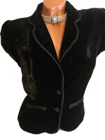 Szép  női bársony blézer/boleró 40-es