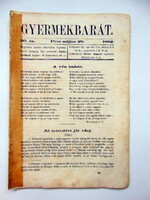 1862 május 29  /  Gyermekbarát  /  Ssz.: 516