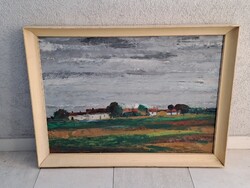 Szűcs János Táj képcsarnokos festmény