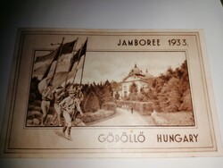 1933-as gödöllői 4. Cserkész Világdzsembori, rendkívül ritka lap.      1053.