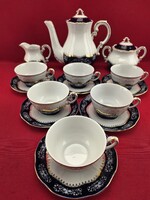Zsolnay Pompadour II. magaskannás teás-tejeskávés készlet
