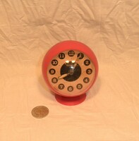 MOM Space Age vekker, %%% GLOBUS felirattal. Piros.