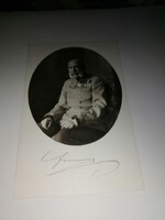 Ferenc József portré saját kezű aláírásával    1059.