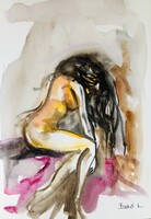 Fáradtan art by Konrad Biro. A4 méret . Egy hét-egy esély!