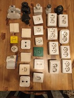 Régi kapcsoló konnektor – egyben vagy darabonként