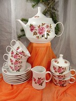 Alföldi rózsás teás készlet