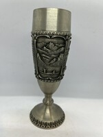SKS zinn talpas pohár